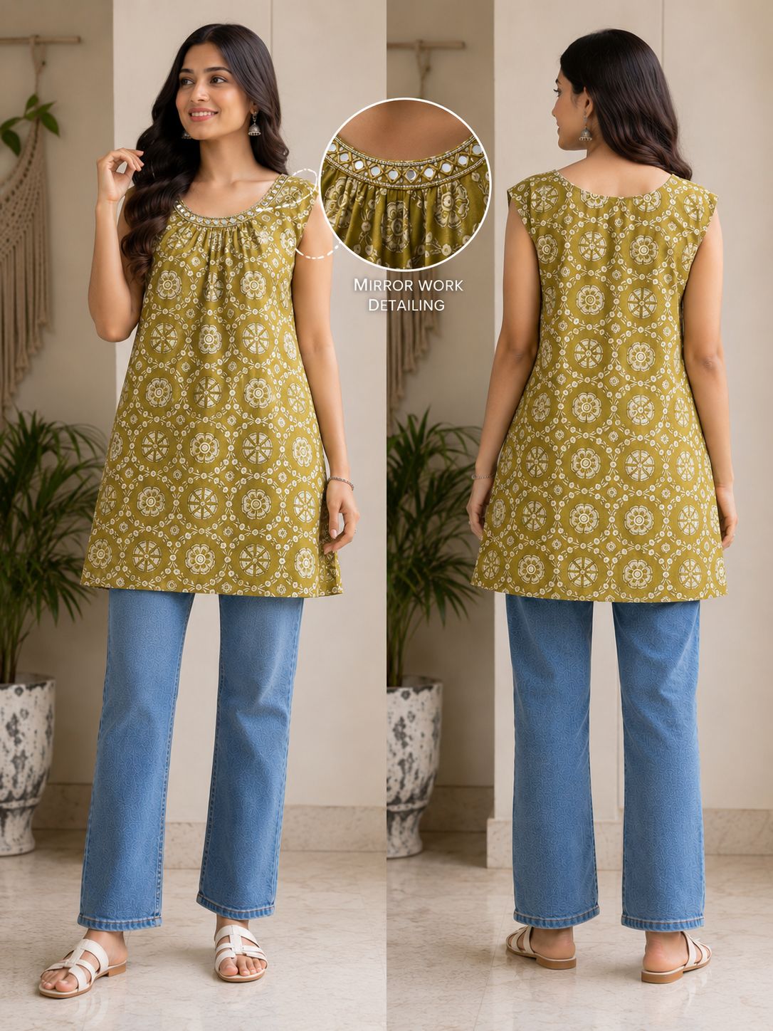 Green Kurta
